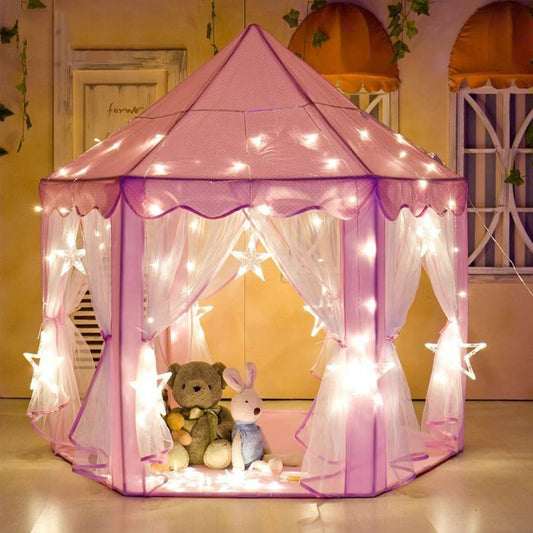 Children's Princess Fairy Play Tent / Star Lights
