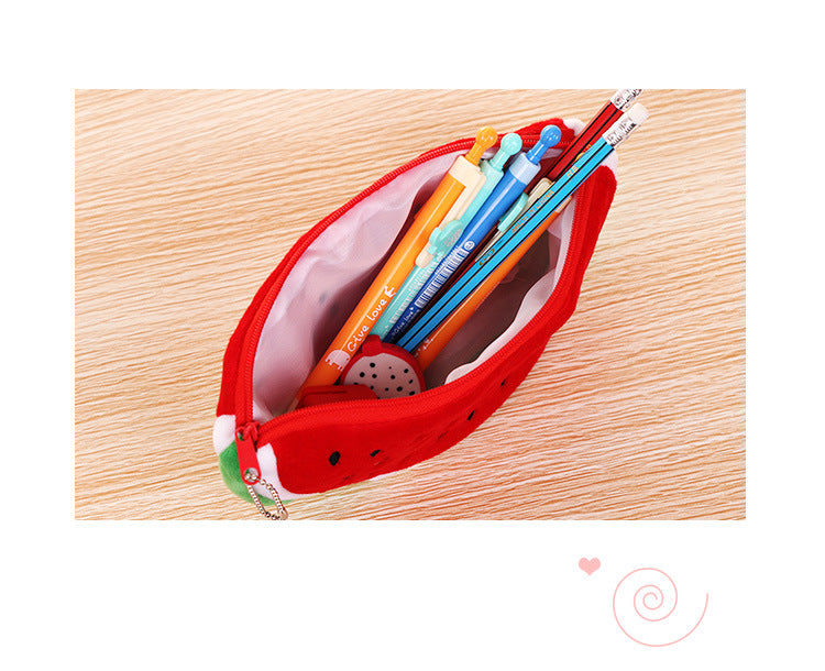 Watermelon Plush Pencil Bag