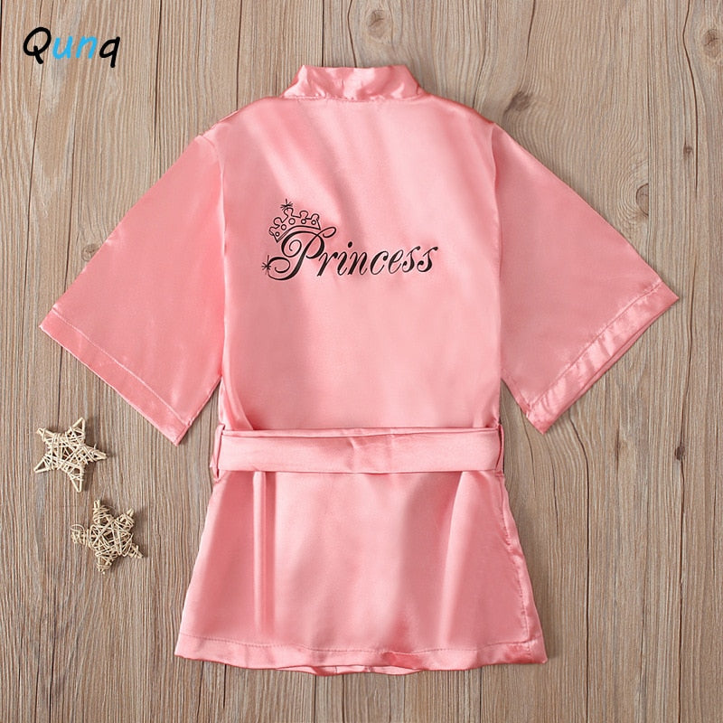 Silky Pajama "Princess" Robe