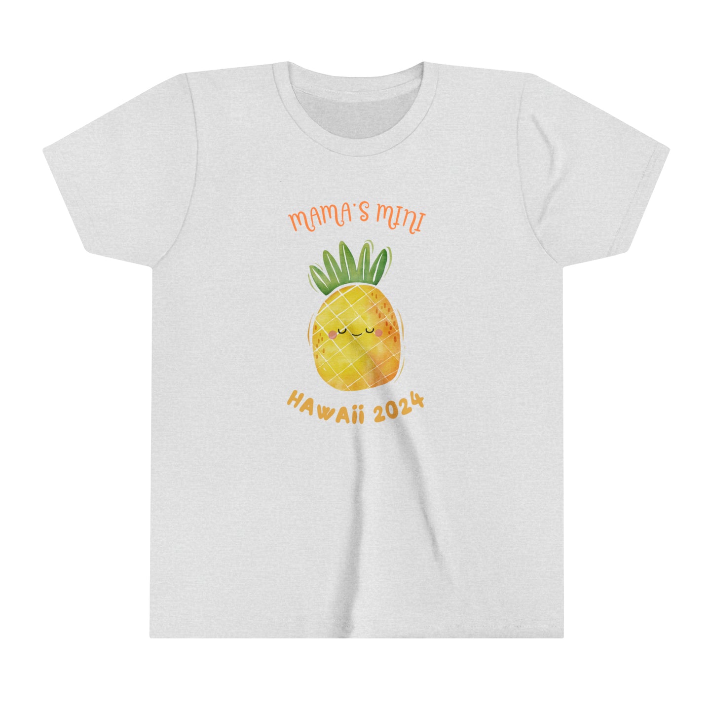 Hawaii 2024 Cute Pineapple Matching Tee KIDS Size - Mama's Mini