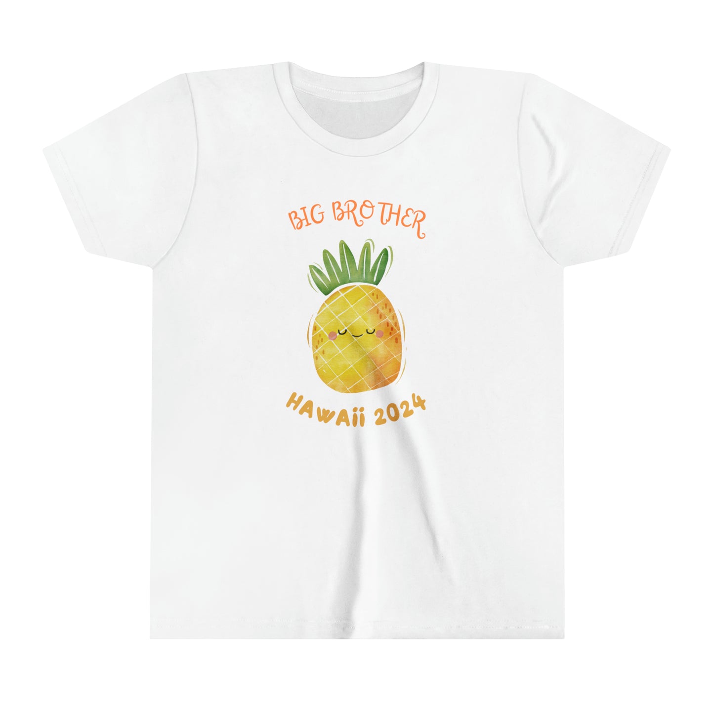 Hawaii 2024 Cute Pineapple Matching Tee KIDS Size - Big Brother