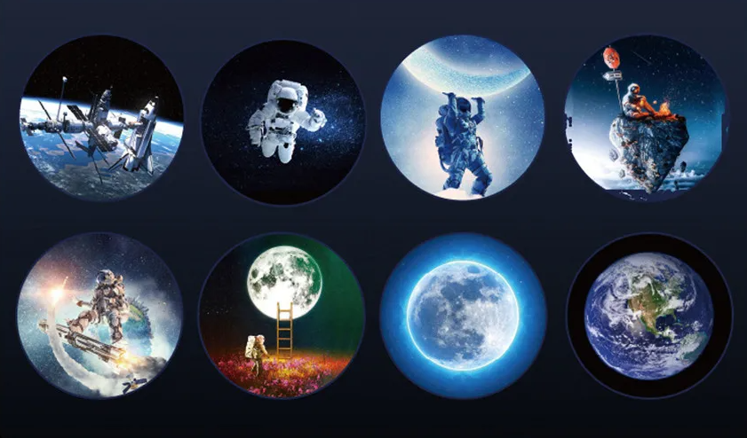 Fantasy Galaxy Planetarium Style Projector with 32 Images