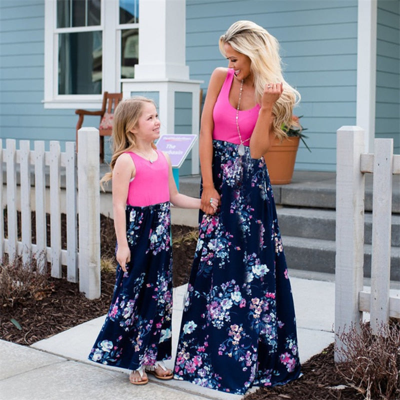 Floral Maxi Dress for Mommy and Me