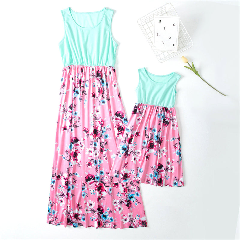 Floral Maxi Dress for Mommy and Me