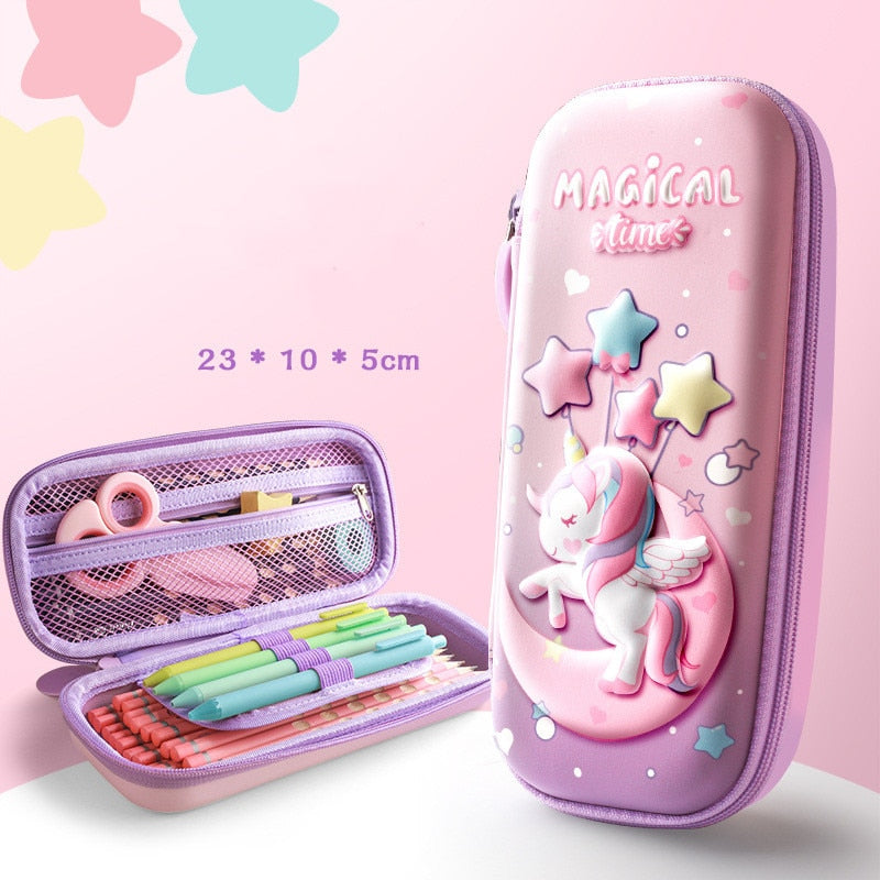 3D Unicorn Cute Stationery Box