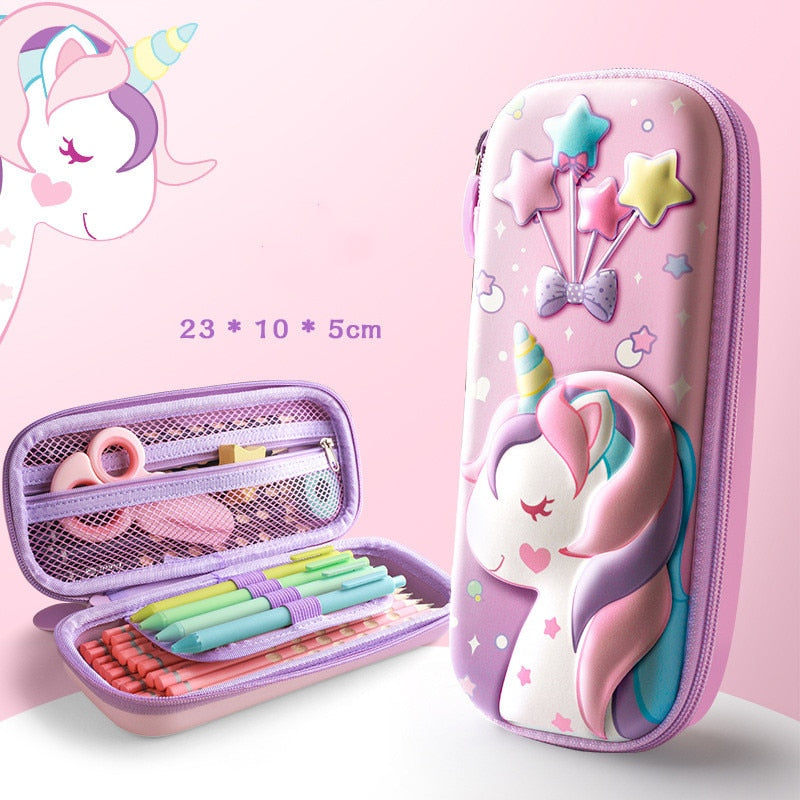 3D Unicorn Cute Stationery Box